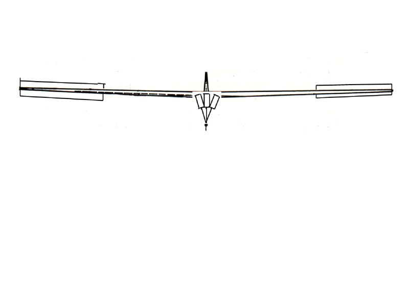 Teorija letenja - Na priloženoj slici br.13 tačka posmatranja je ispred jedrilice. Pomeranje palice u levo dovodi do: